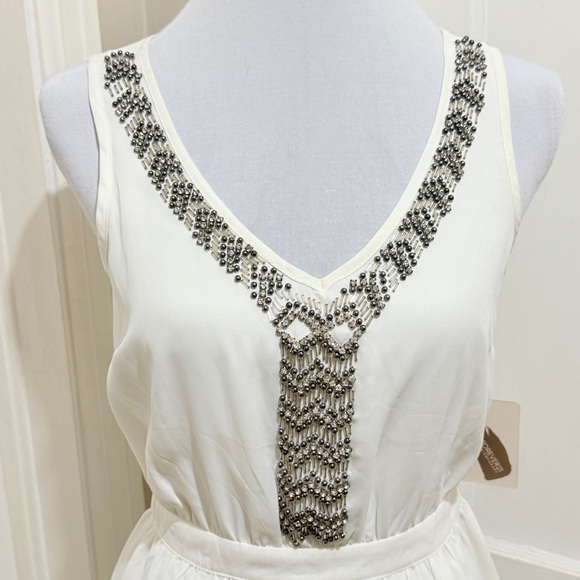 New with Tags! Forever 21 White Dress with Silver Accents - Picture 11 of 16